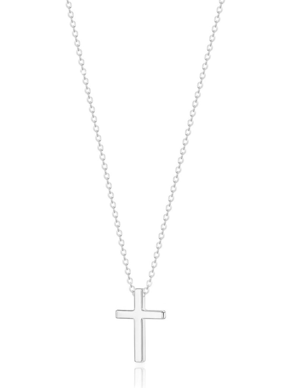 Cross Necklace for Women, 18k Gold/Silver Plated Tiny Cross Pendant Necklace Sim